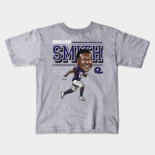 Roquan Smith Baltimore Cartoon Kids T-Shirt